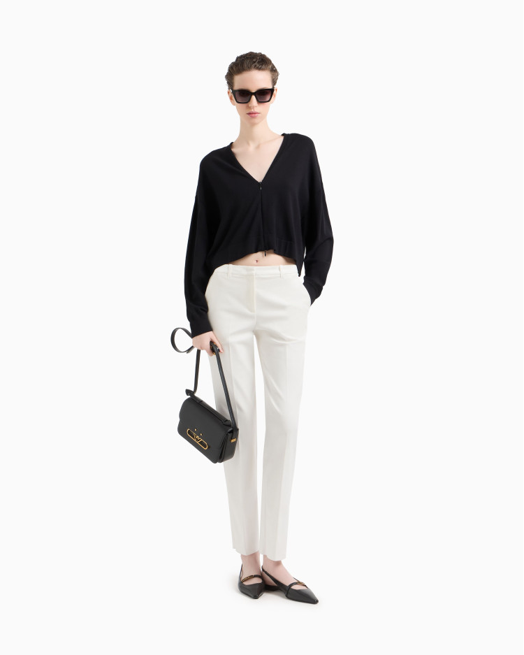 Брюки повсякденні Slim fit Середня для жінок (479121), колір Білий - №2