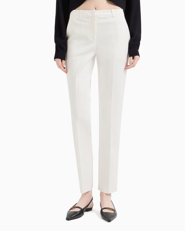 Брюки повсякденні Slim fit Середня для жінок (479121), колір Білий - №3