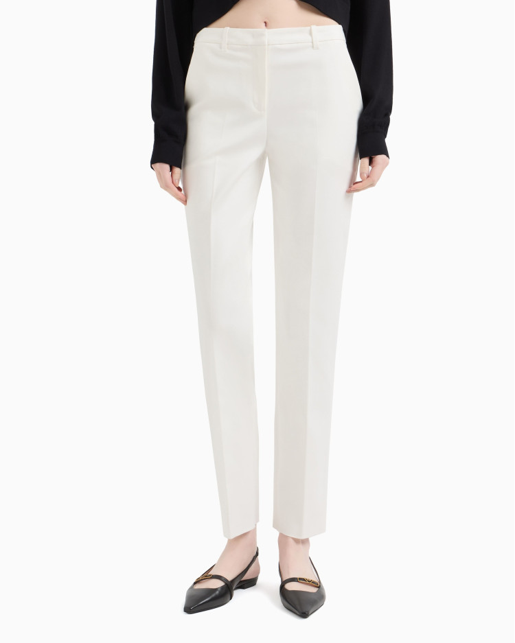 Брюки повсякденні Slim Fit Середня для жінок (479121), колір Білий - №3