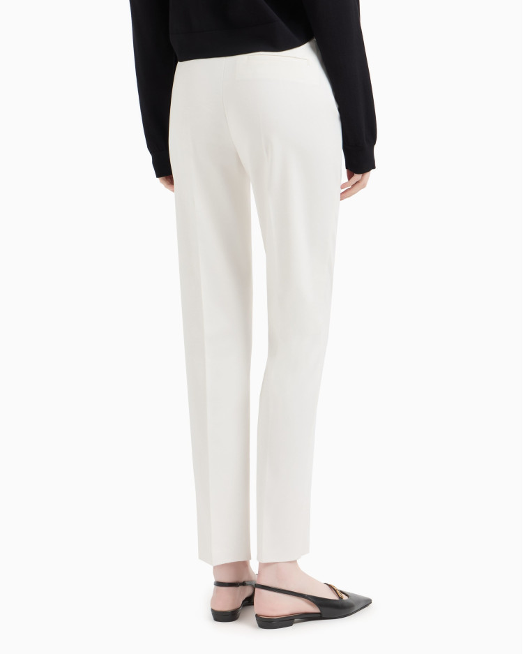 Брюки повсякденні Slim Fit Середня для жінок (479121), колір Білий - №4
