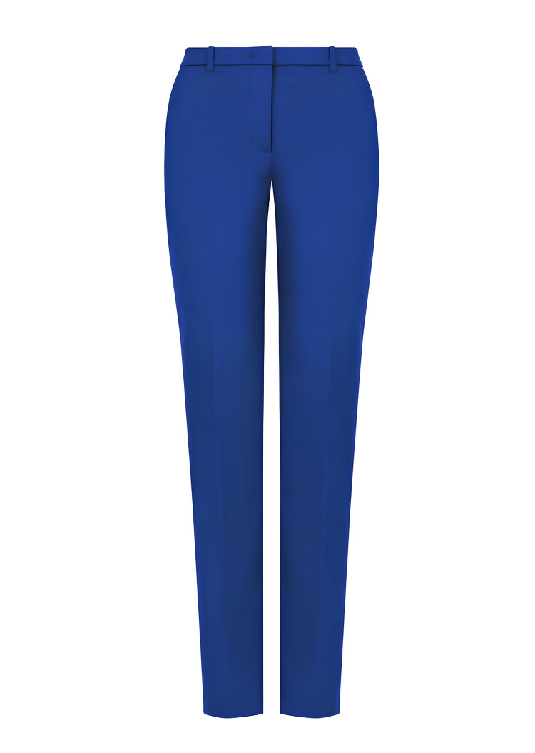 Брюки повсякденні Slim fit Середня для жінок (479124), колір Синій - №1