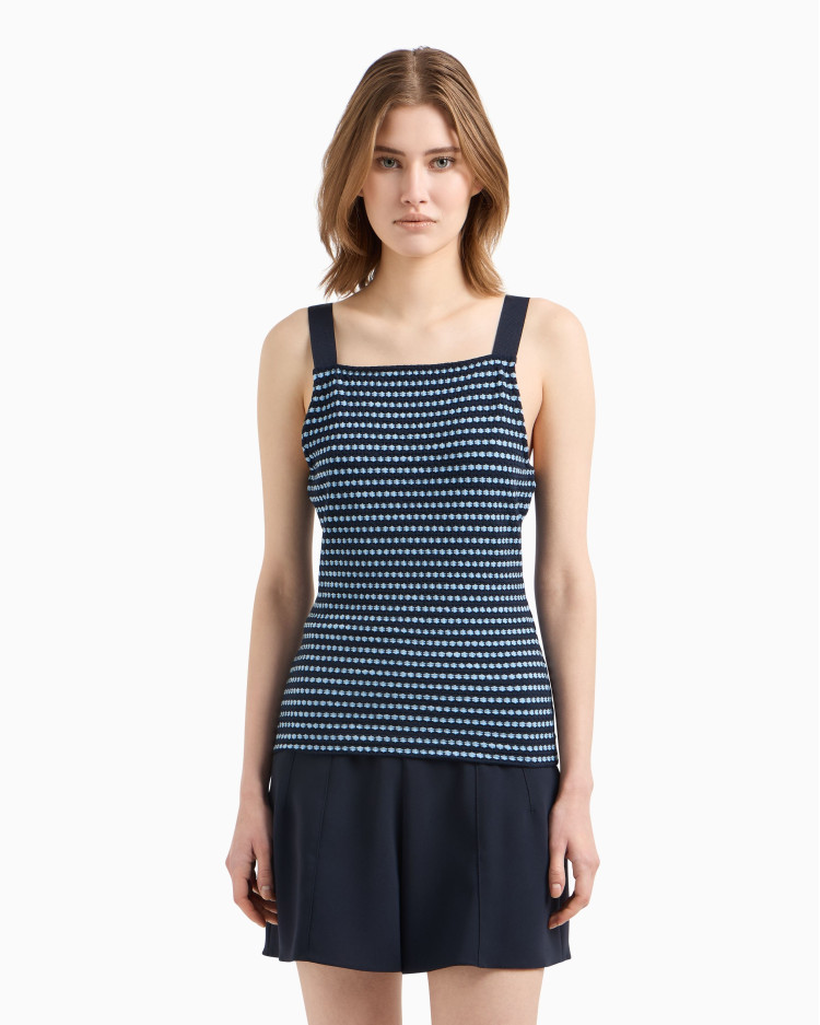 Майка Slim fit для жінок (479125), колір Синій - №2