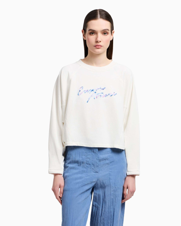 Толстовка Relaxed Fit для женщин (479126), цвет Белый - №2