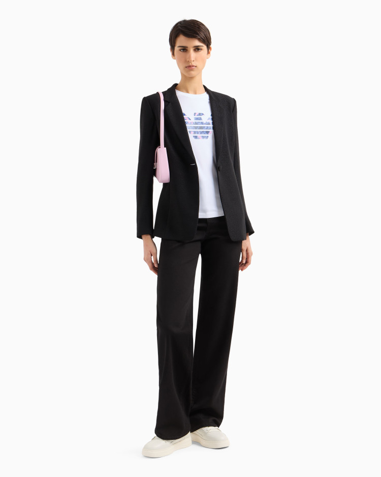 Футболка Slim fit для жінок (479131), колір Білий - №3