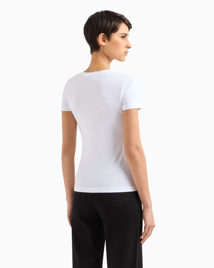 Футболка Slim fit для жінок (479131), колір Білий - №4