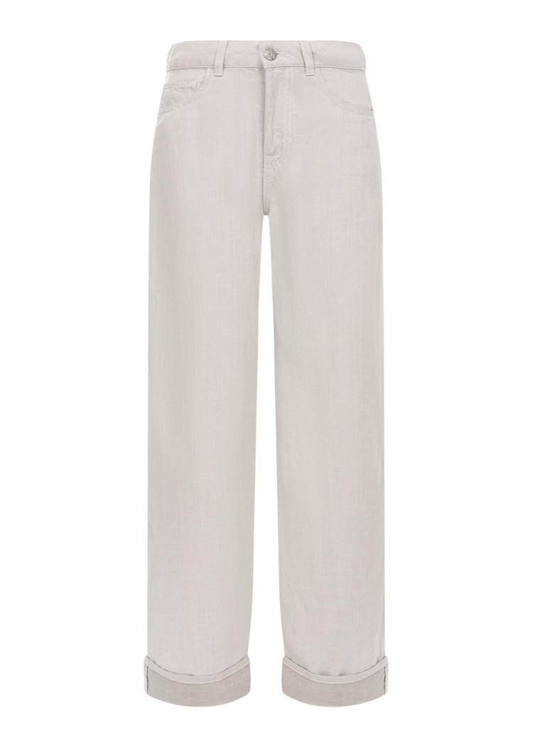 Джинсы Relaxed Relaxed fit Средняя для женщин (479133), цвет Серый - №1