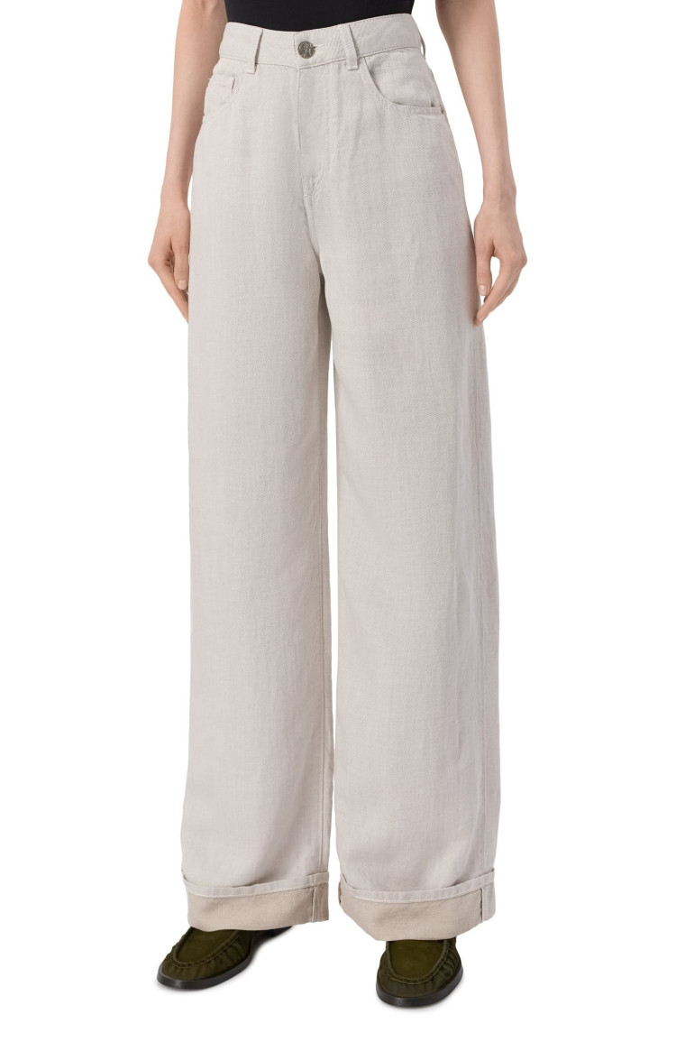 Джинсы Relaxed Relaxed fit Средняя для женщин (479133), цвет Серый - №2