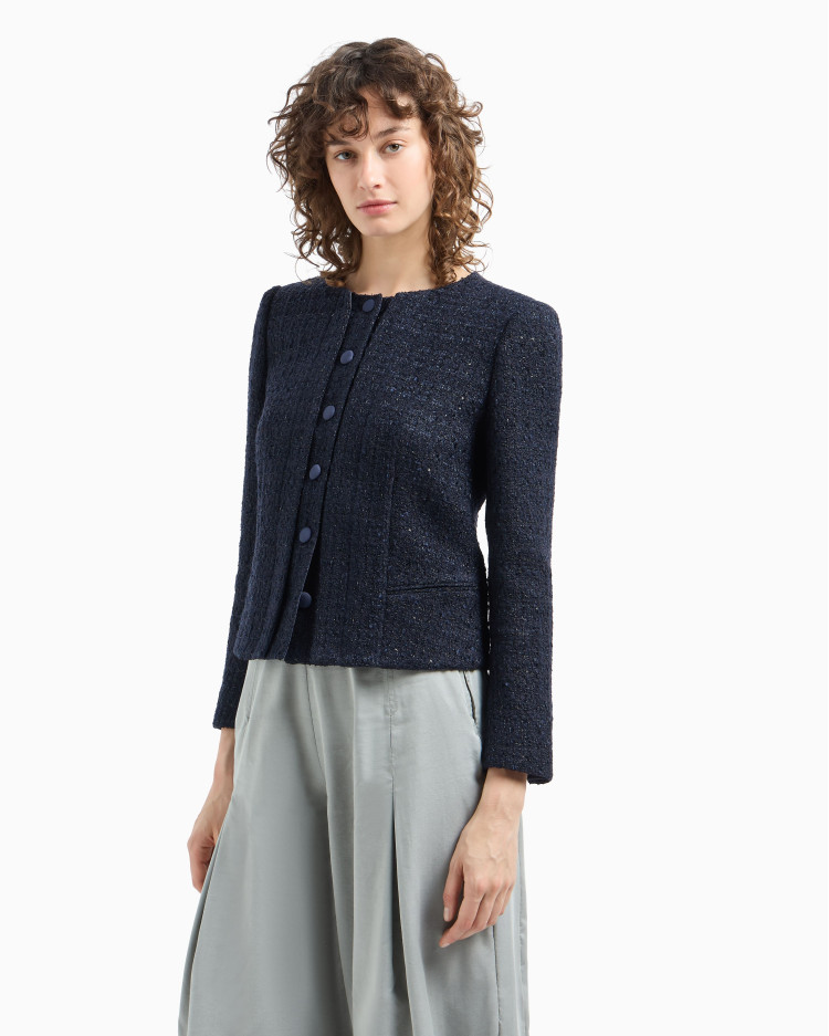 Жакет Slim fit для женщин (479135), цвет Синий - №2