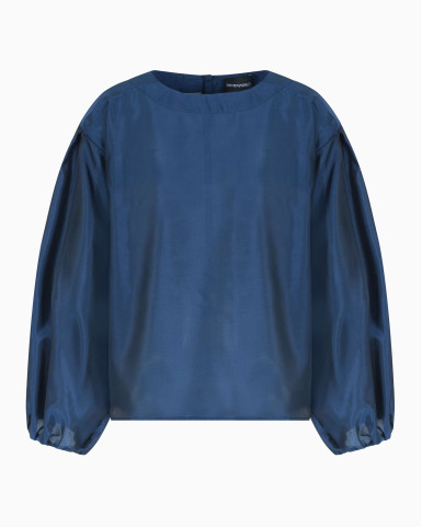 Блуза з довгим рукавом Relaxed Fit: вільний крій для максимального комфорту.