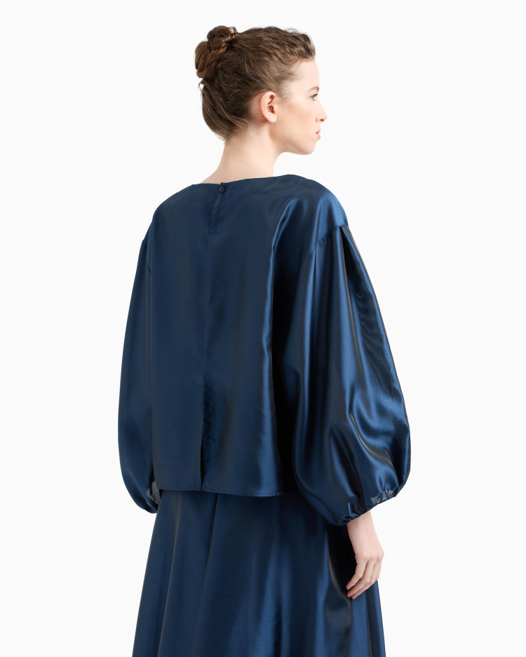 Блуза з довгим рукавом Relaxed Fit — фото 4
