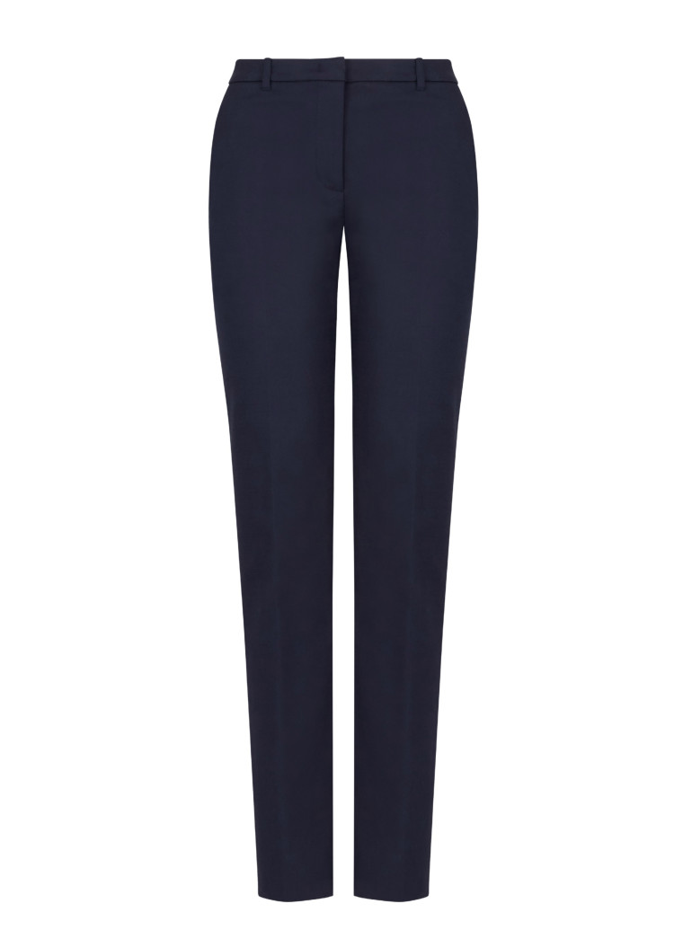 Брюки повсякденні Slim fit Середня для жінок (479151), колір Синій - №1