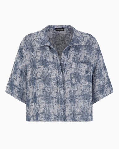 Блуза з коротким рукавом Regular Fit: класичний крій, середня свобода рухів.