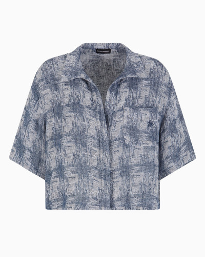 Блуза с коротким рукавом Relaxed Fit
