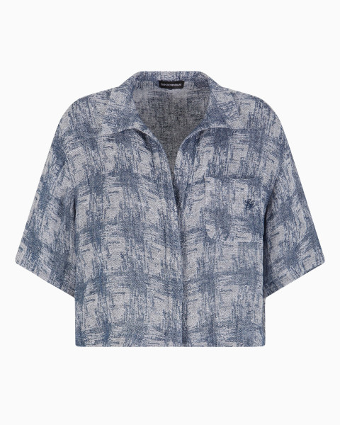 Блуза с коротким рукавом Relaxed Fit