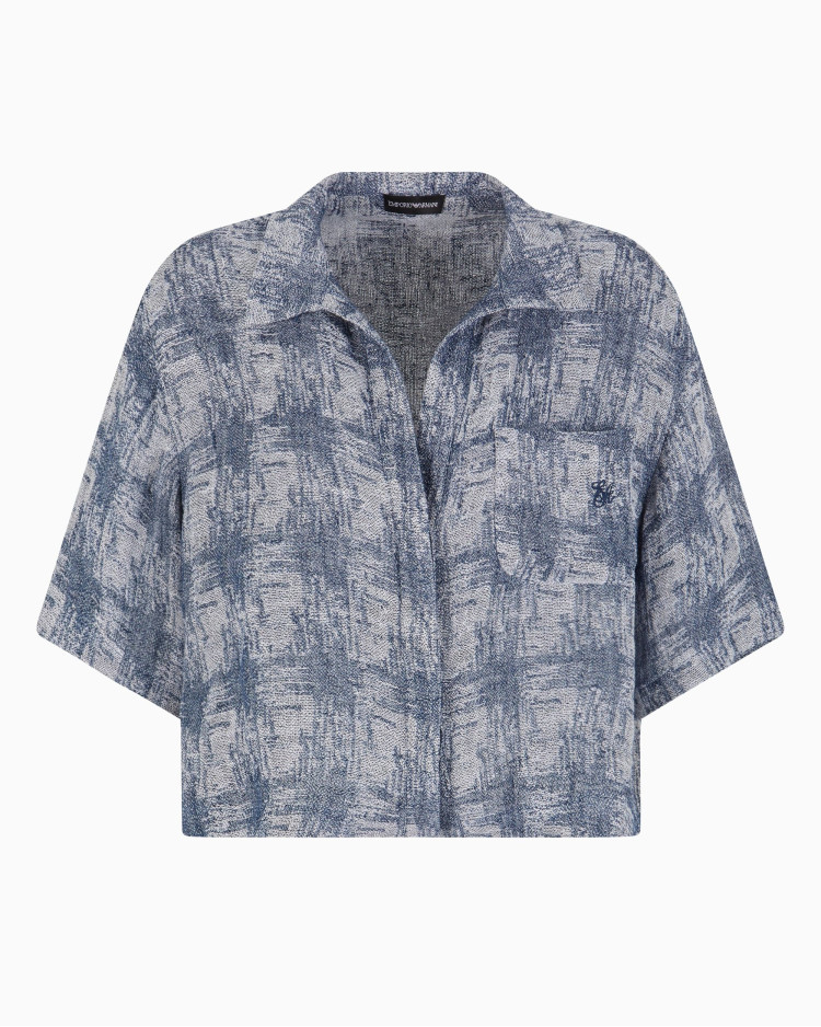 Блуза з коротким рукавом Relaxed Fit