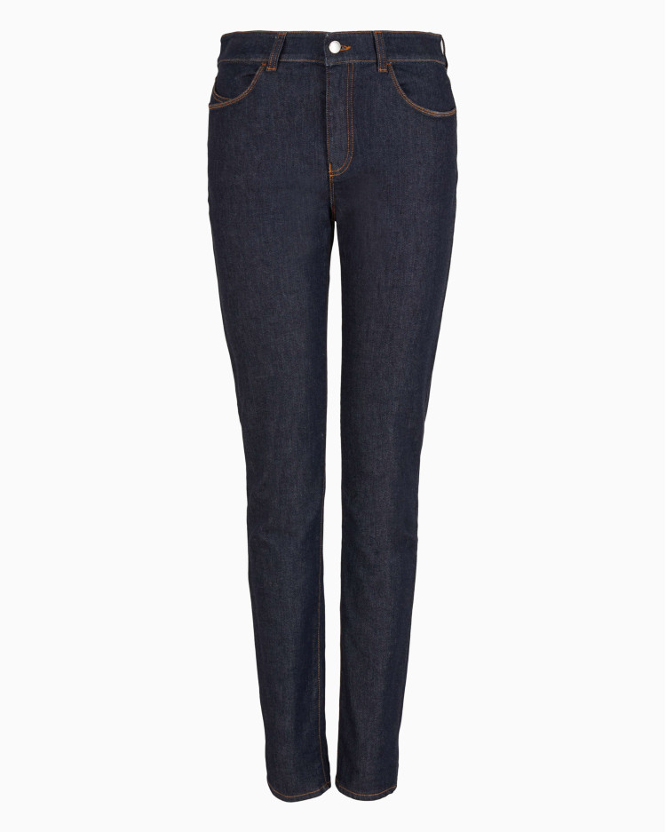 Джинсы Slim Slim fit Низкая для женщин (479153), цвет Синий - №1