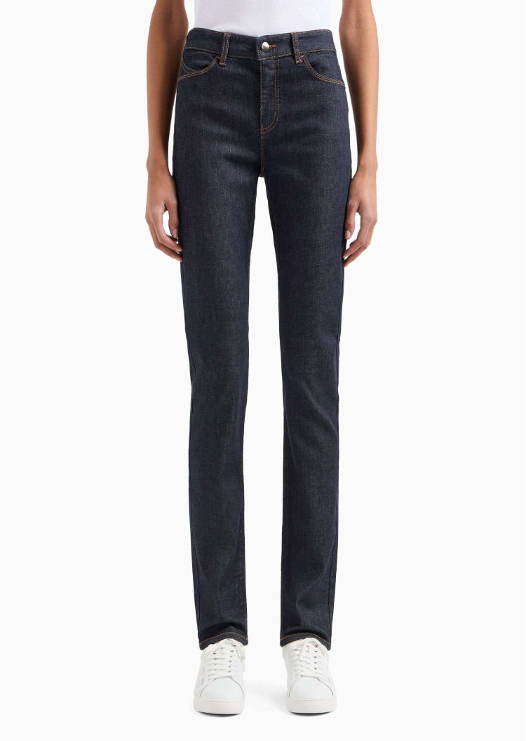 Джинсы Slim Slim fit Низкая для женщин (479153), цвет Синий - №2