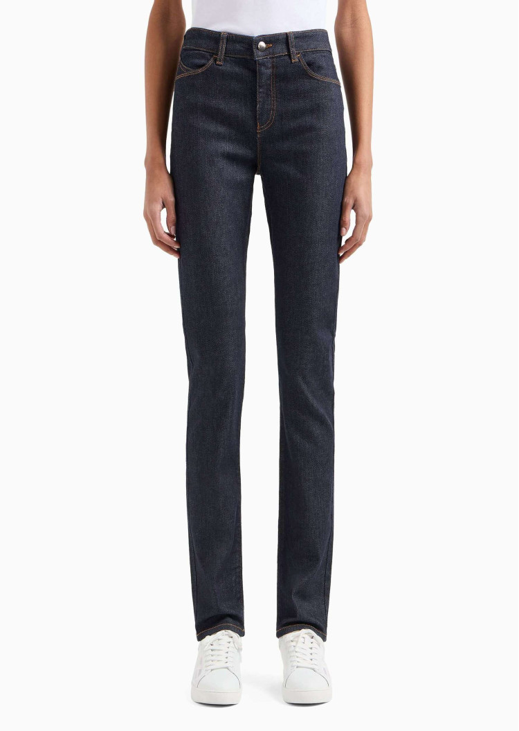 Джинсы Slim Slim Fit Средняя для женщин (479153), цвет Синий - №2