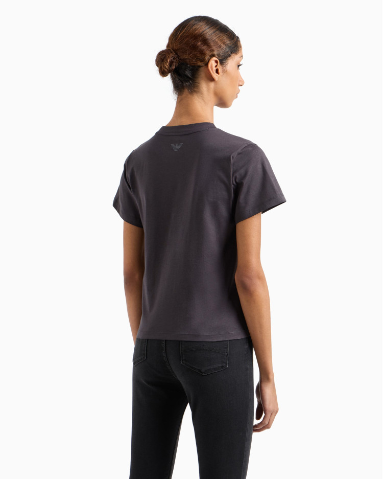Футболка Slim fit для жінок (479156), колір Чорний - №4
