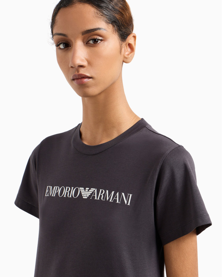 Футболка Slim fit для жінок (479156), колір Чорний - №5