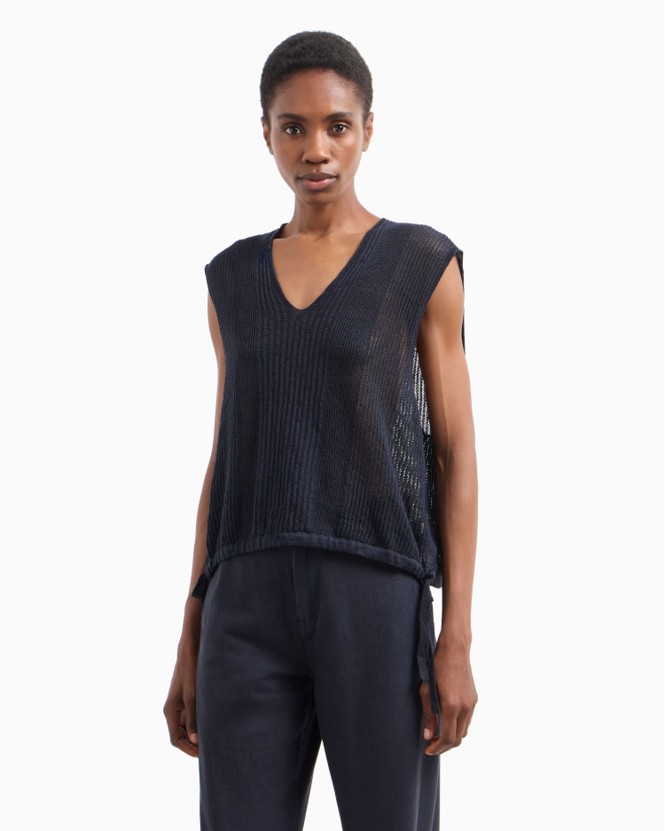 Футболка трикотажная Relaxed Fit для женщин (479160), цвет Синий - №2
