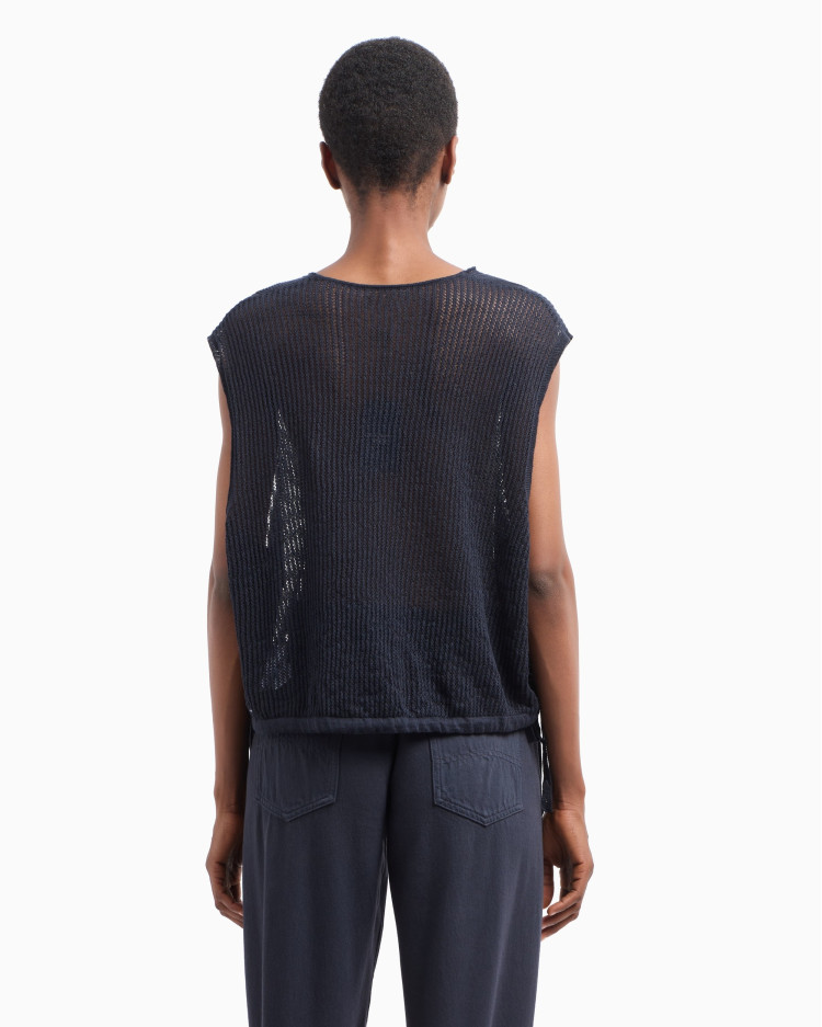 Футболка трикотажная Relaxed Fit для женщин (479160), цвет Синий - №4