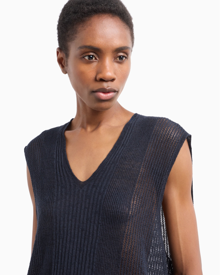 Футболка трикотажная Relaxed Fit для женщин (479160), цвет Синий - №5