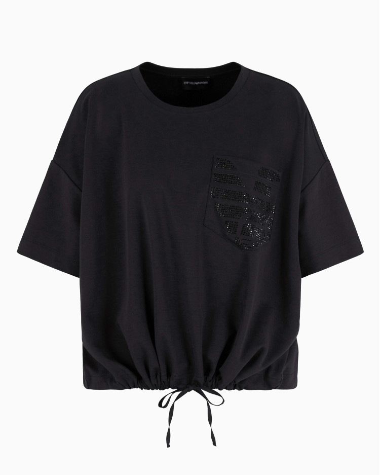 Футболка Relaxed fit для женщин (479166), цвет Черный - №1