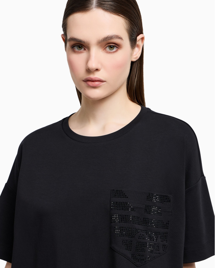 Футболка Relaxed fit для женщин (479166), цвет Черный - №5