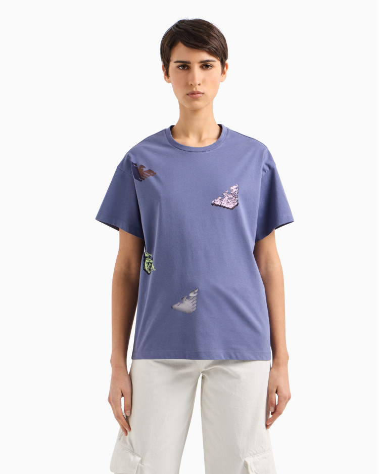 Футболка Regular fit для женщин (479169), цвет Фиолетовый - №2