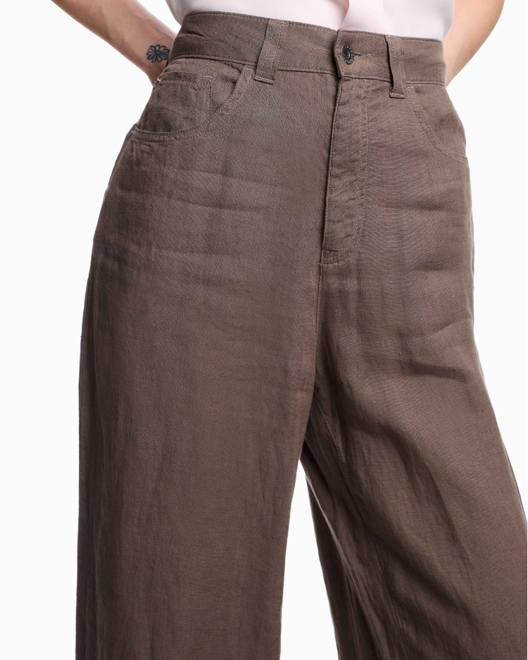 Брюки 5 карманов Regular Regular fit для женщин (479170), цвет Коричневый - №5