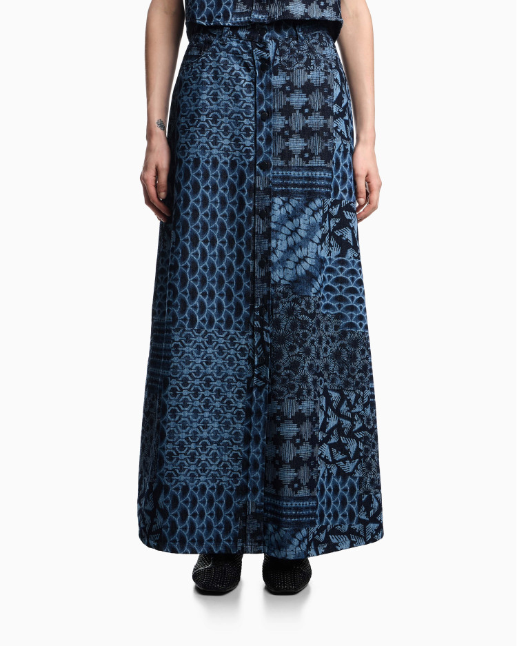 Юбка макси Regular fit для женщин (479171), цвет Синий - №3