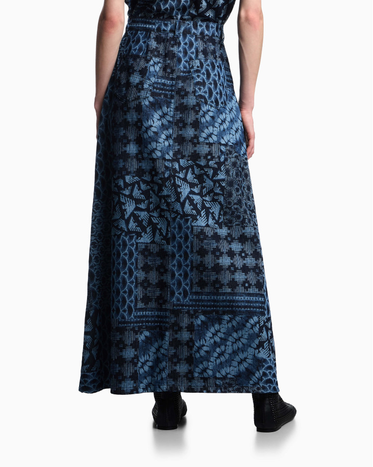 Юбка макси Regular fit для женщин (479171), цвет Синий - №4