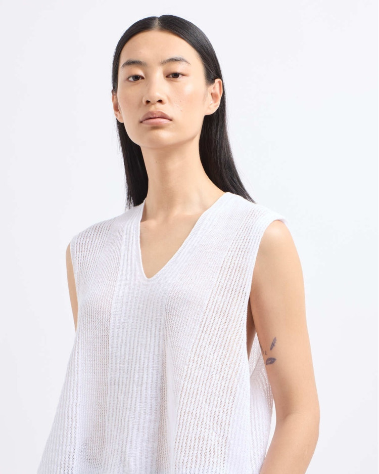 Футболка трикотажная Relaxed Fit для женщин (479175), цвет Белый - №5