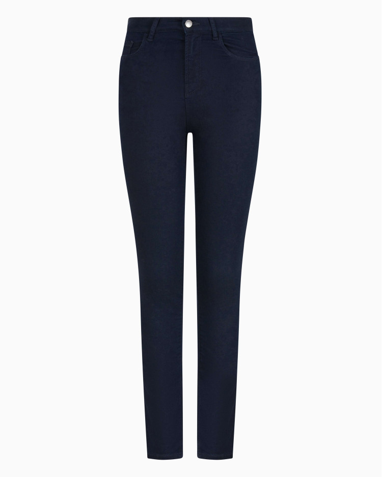 Брюки 5 карманів Extra slim Extra-slim fit Низька для жінок (479190), колір Синій - №1