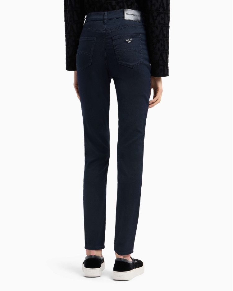 Брюки 5 карманів Extra slim Extra-slim fit Низька для жінок (479190), колір Синій - №4