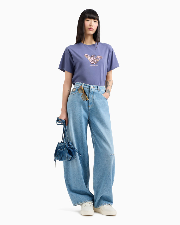 Футболка Regular fit для жінок (479198), колір Фіолетовий - №3