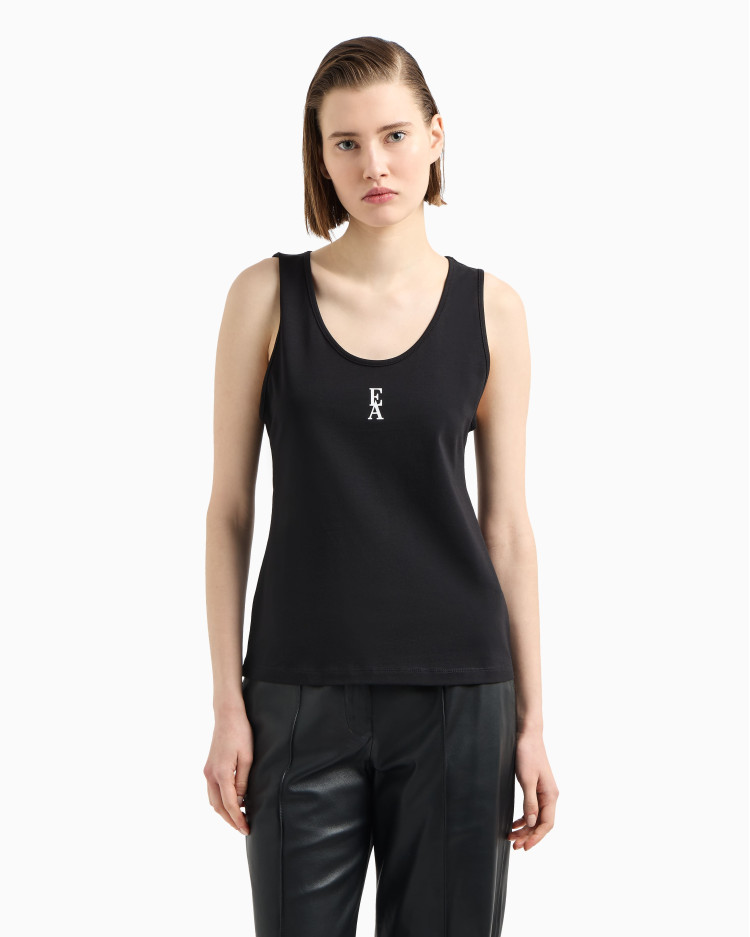 Майка Slim fit для женщин (479200), цвет Черный - №2