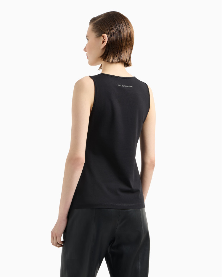 Майка Slim fit для женщин (479200), цвет Черный - №4