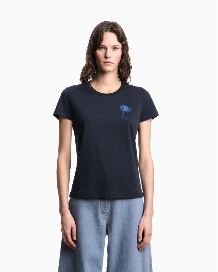 Футболка Slim fit для жінок (479209), колір Чорний - №2