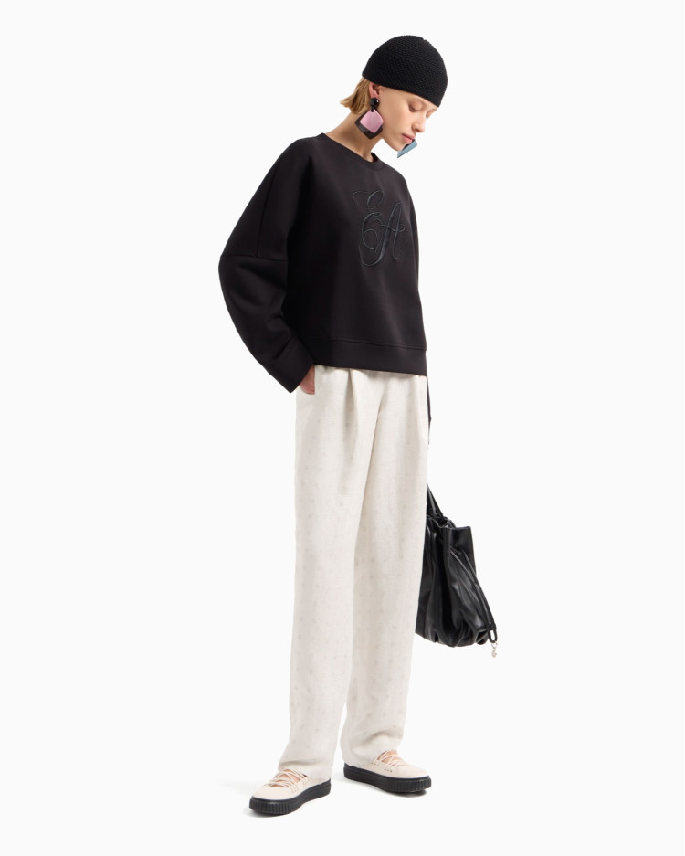 Толстовка Relaxed fit для женщин (479210), цвет Черный - №3