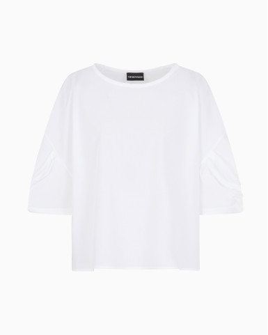 Блуза з коротким рукавом Relaxed Fit: вільний крій для максимального комфорту.