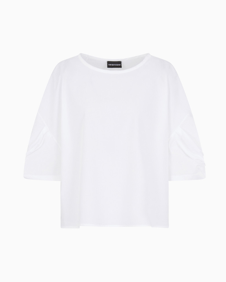 Блуза с коротким рукавом Relaxed Fit: свободный крой для максимального комфорта.