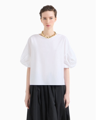 Блуза з коротким рукавом Relaxed Fit: вільний крій для максимального комфорту.