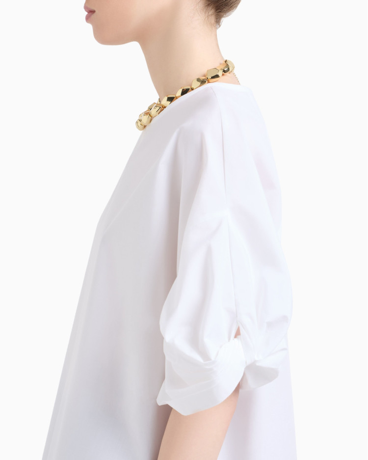 Блуза з коротким рукавом Regular Fit для жінок (479213), колір Білий - №5