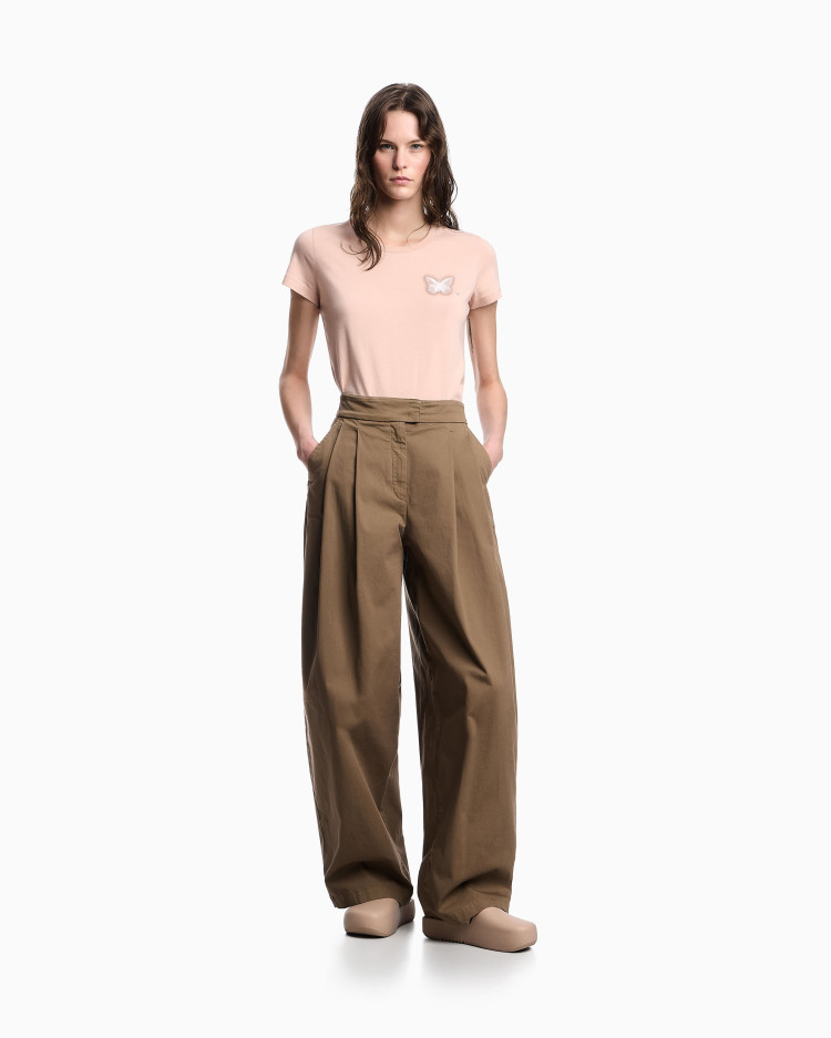 Футболка Slim fit для женщин (479216), цвет Коричневый - №3