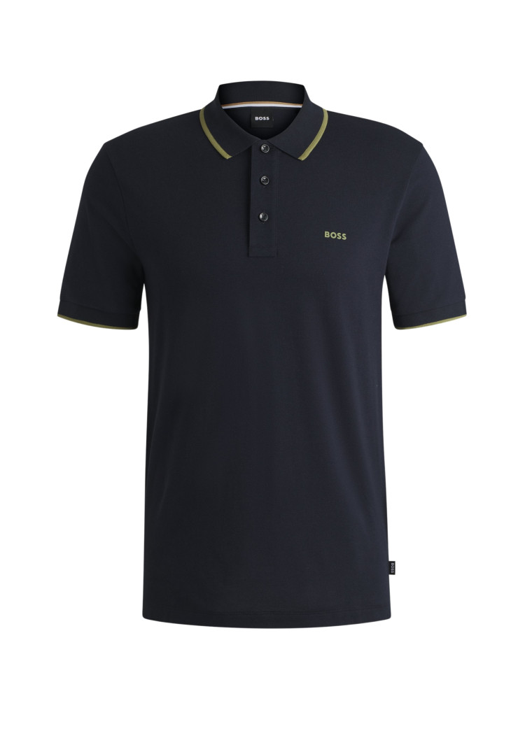 Поло Regular fit для чоловіків (479304), колір Синій - №1