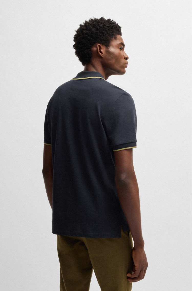Поло Regular fit для чоловіків (479304), колір Синій - №4