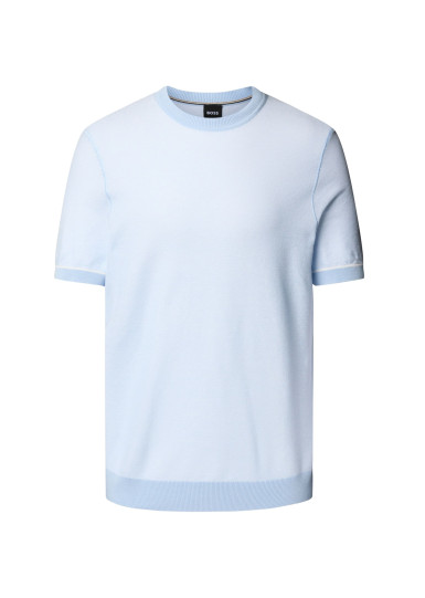 Топ с коротким рукавом Regular Fit: классический крой, средняя свобода движений.