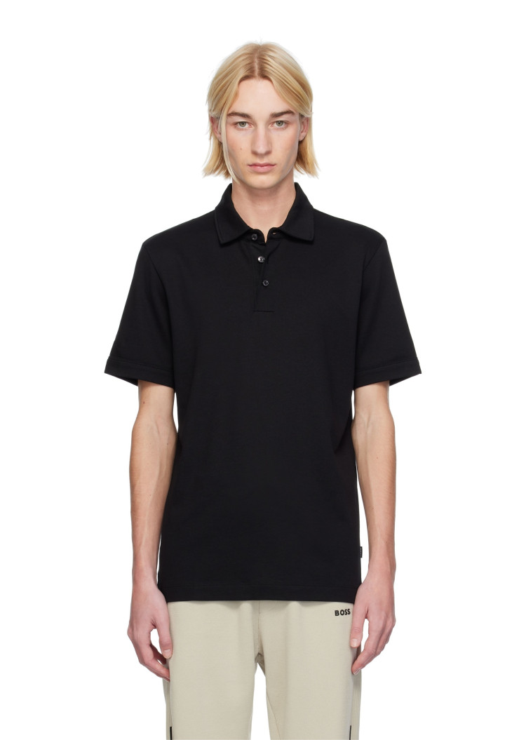 Поло Regular Fit для мужчин (479318), цвет Черный - №2